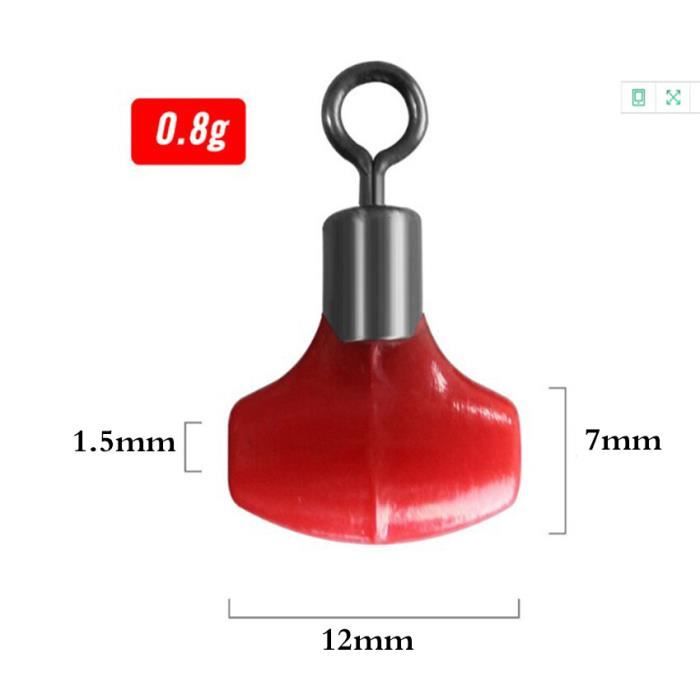 150 Connecteurs Pêche Lumineux BESPORTBLE – Émerillons Anti-Nœuds, Taille 0,15 Cm, Lot Matériel