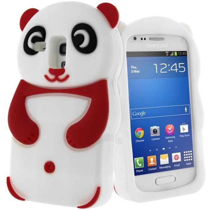 Coque Silicone Panda Rouge Samsung Galaxy S Duos - Cdiscount Téléphonie