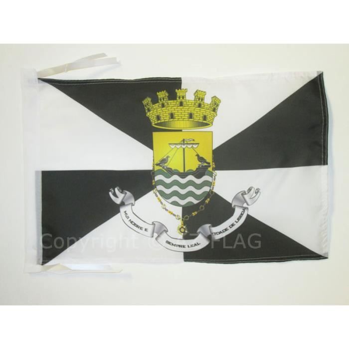 Drapeau Lisbonne 45x30cm - Ville De Lisboa - Portugal Haute Qualité - Maison