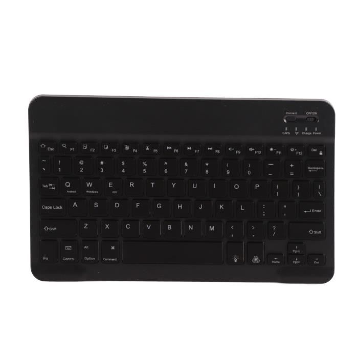 QIDclavier tablette Clavier Souris Mince Léger Clavier Souris Combo avec Rétroclairé pour