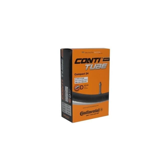 CONTINENTAL - Chambre Air Vélo Compact 24X1 1/4-1.75''Dunlop 40Mmabc100006321300000