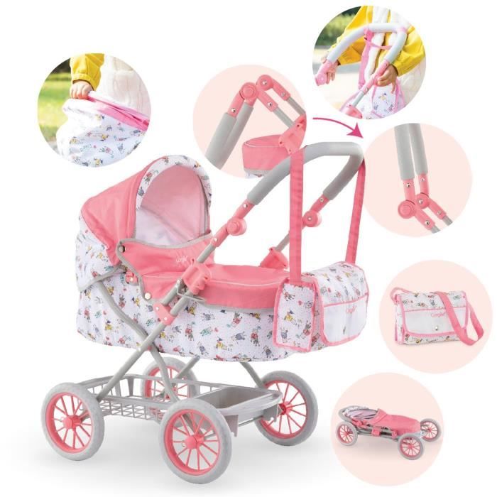 Landau COROLLE pour poupon 36,42 et 52 cm - dès 3 ans - Cdiscount Jeux -  Jouets