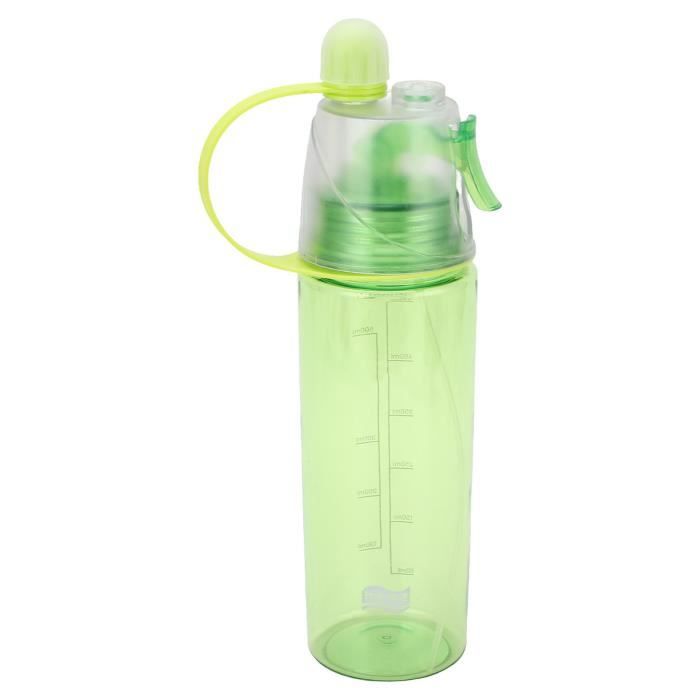 lon gourde - bidon,vert bottle bouteille'eau en plastique, tasse portable de sport, fitness, plein air hb013