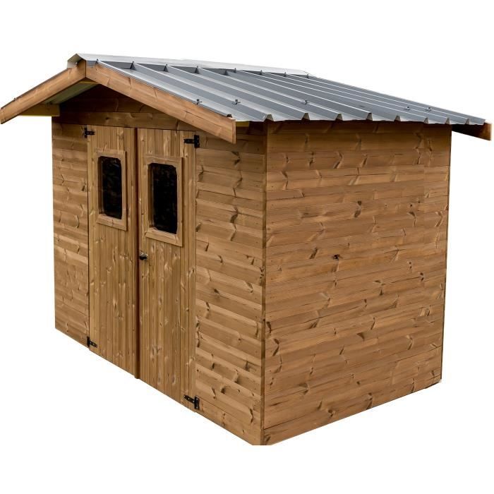 Abri de jardin 7.81 m2 doré THA 2421.02 T HABRITA - vue 2