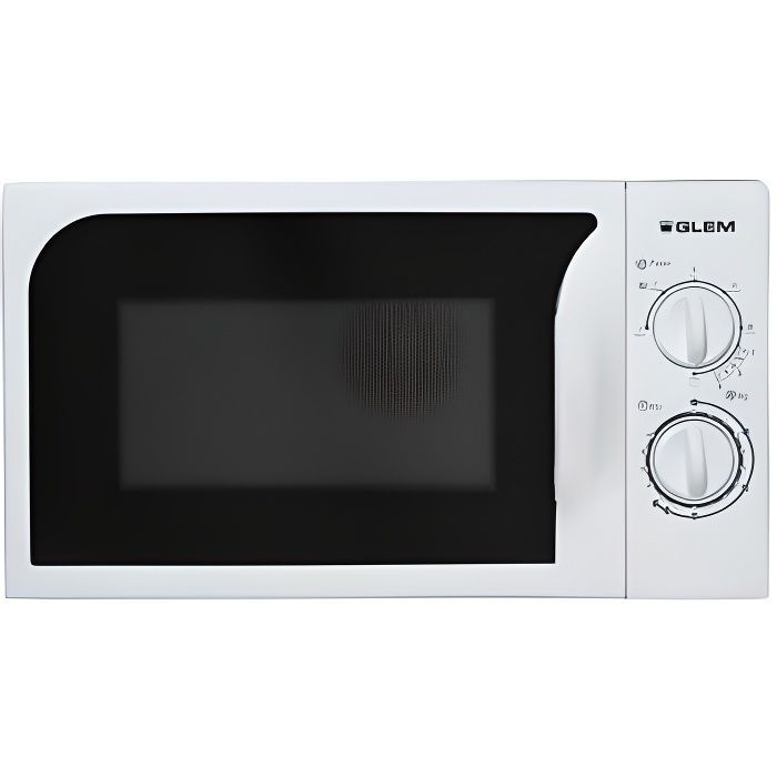 Micro-ondes grill pose libre GLEM, Blanc