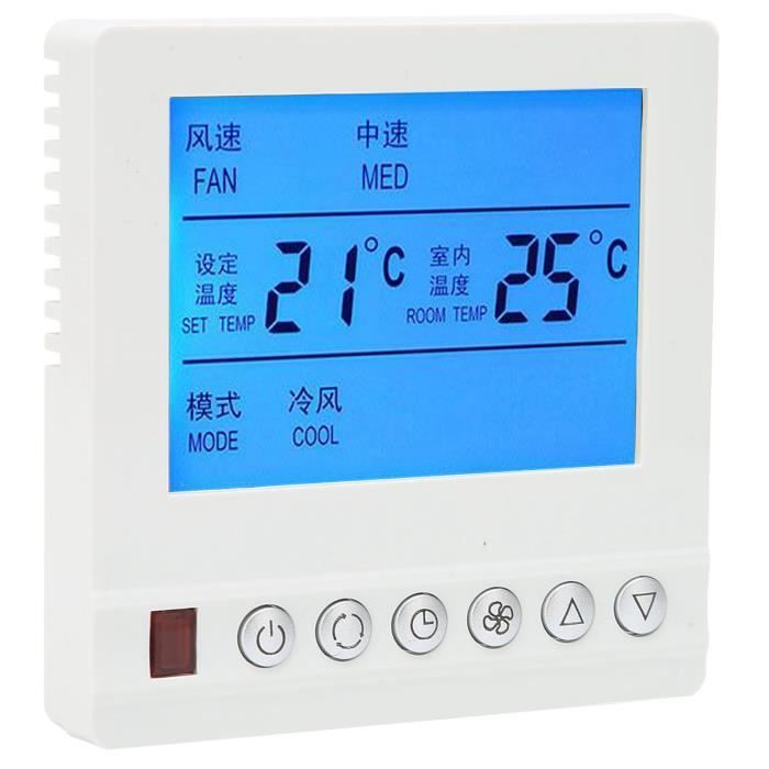 GOTOTOP thermostat de chauffage de l'eau Thermostat intelligent AC220V