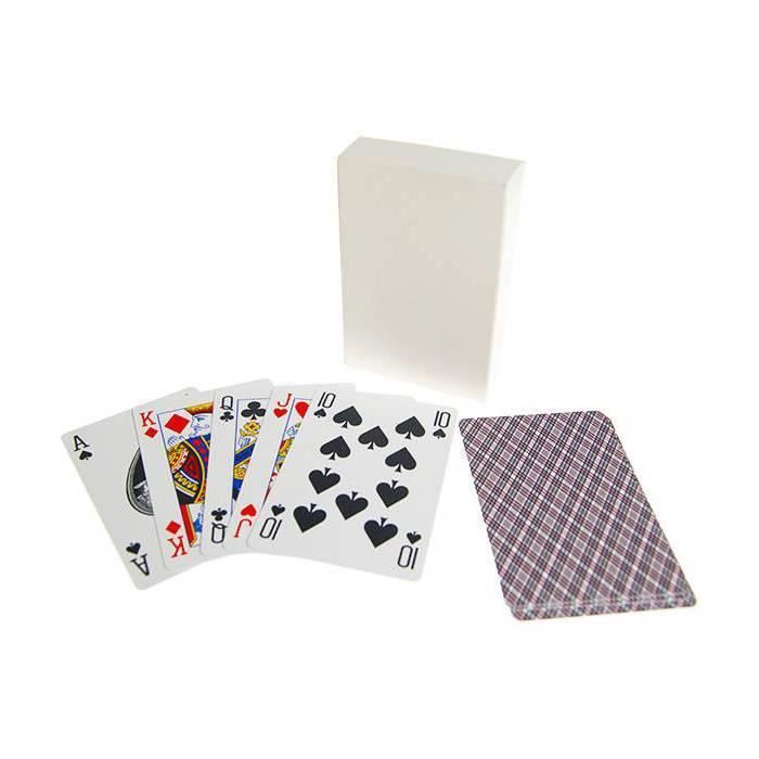 Grimaud Bridge Jeu De 54 Cartes 100 Plastique Format Bridge 4 Index Standards Cdiscount Jeux Jouets