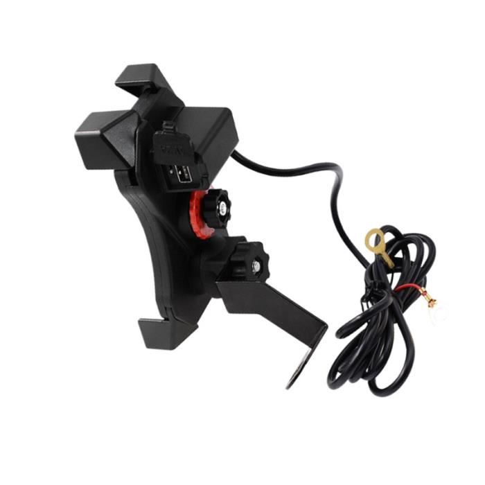 Support Téléphone Moto CNC Aluminium 360° - Compatible Yamaha FJR1300 / Super Ténéré