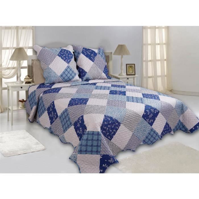Boutis Imprimé Bleu