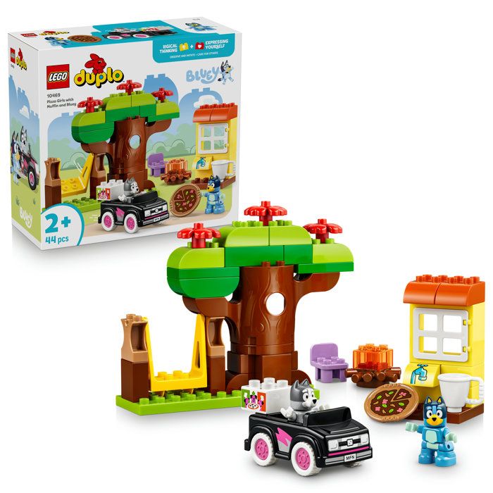 LEGO® DUPLO® Bluey 10469 Les livreuses de pizza avec Muffin et Bluey - vue 3