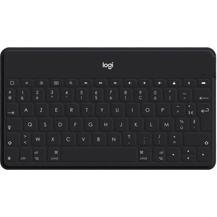 Clavier - Sans fil - Logitech - Keys to Go - 180g - AZERTY - Noir