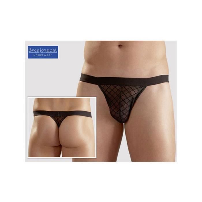string homme transparent cdiscount