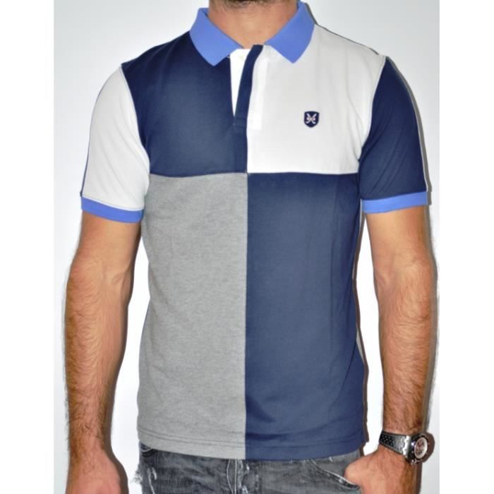 EDEN PARK Polo Bleu Homme Bleu - Cdiscount Prêt-à-Porter