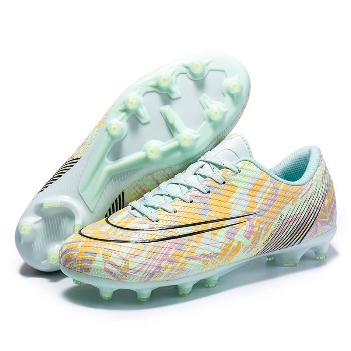 Chaussures De Football Lvptsh – Crampons Moulés En Caoutchouc, Respirantes Et Antidérapantes