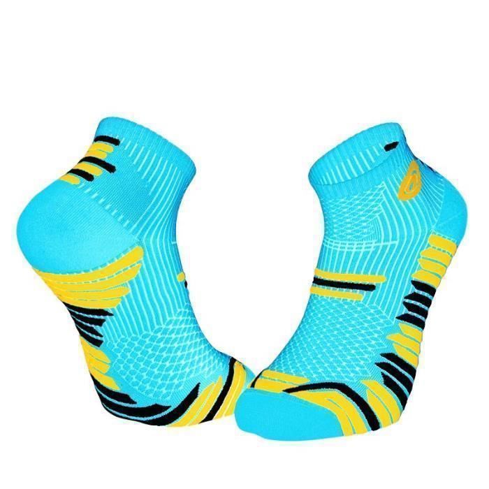 Chaussettes BV Sport Trail Elite - bleu/jaune - 42/44