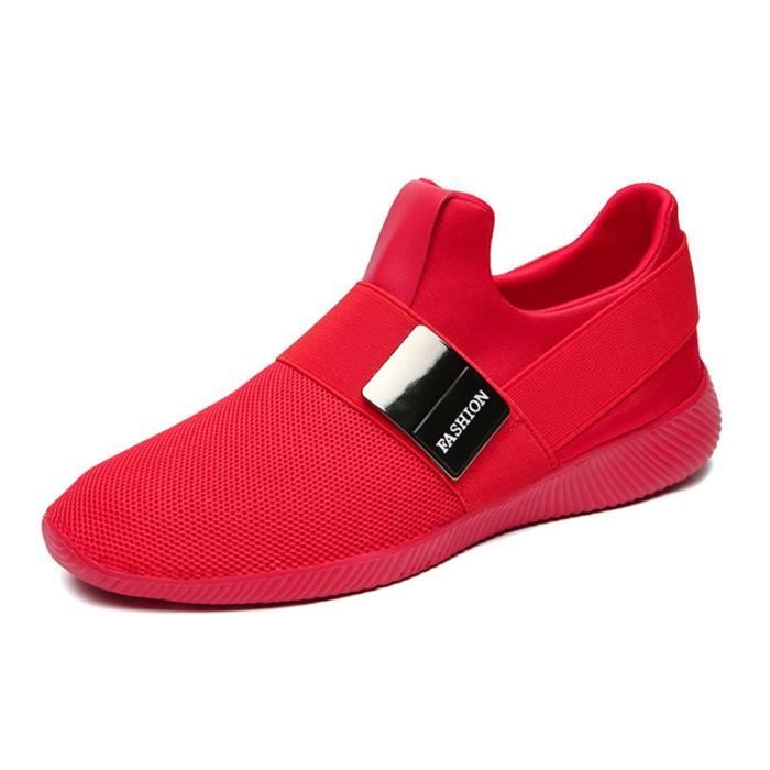 baskets sans lacets homme