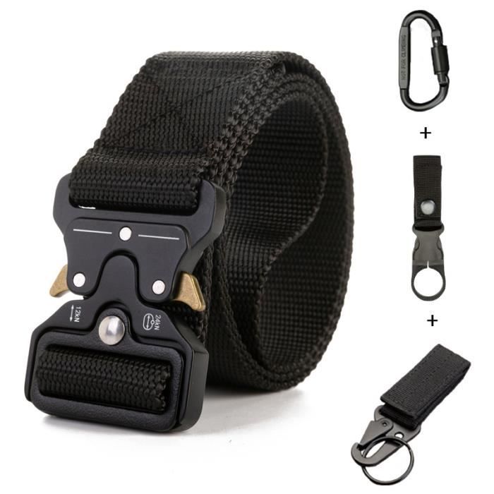 Bansga Ceinture Tactique Homme Style Militaire Avec Nous Ceinture Heavy  Duty Ceinture en Nylon Pour la Chasse D'entraînement Armée Course à  Pied(A-Gris) : : Mode