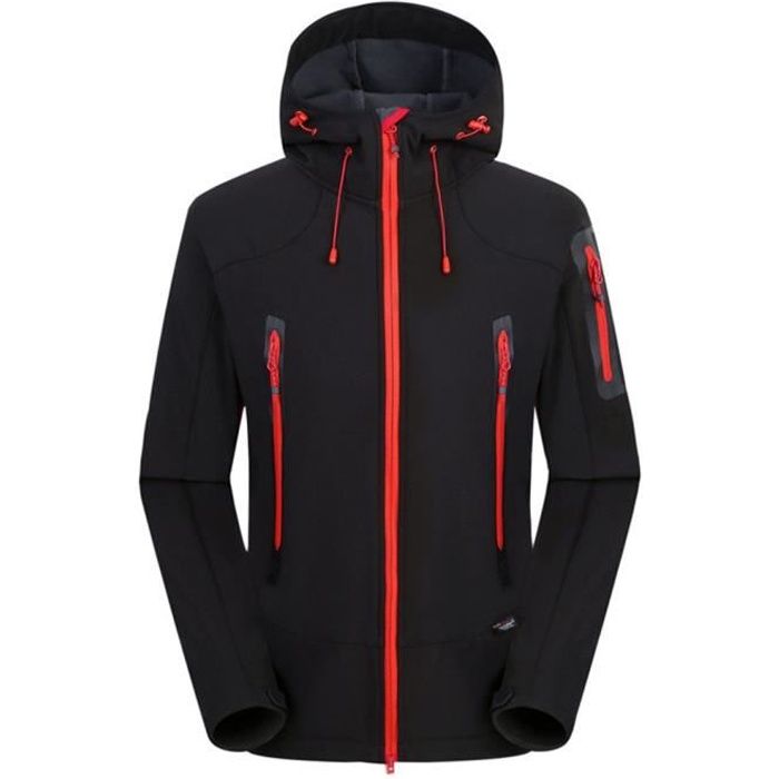 Veste D'hiver Homme Peakwell - Imperméable, Coupe-vent, Doublée Polaire Avec Capuche Amovible