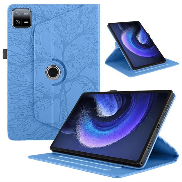 1 Étui Bleu À Trois Volets Pour Tablette Xiaomi Redmi Pad Se 11