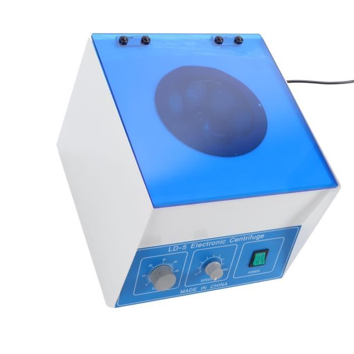Mini Centrifugeuse De Laboratoire 4000 Tr/min Avec Minuterie - 20ml X 6 Tubes