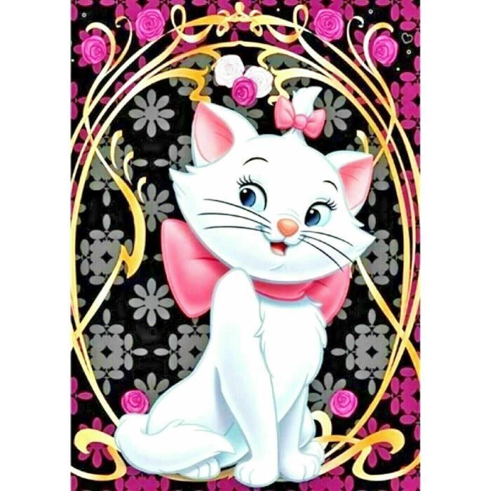 Toile Sur Chassis Marie Des Aristochats Produit Francais Collage Cdiscount Maison