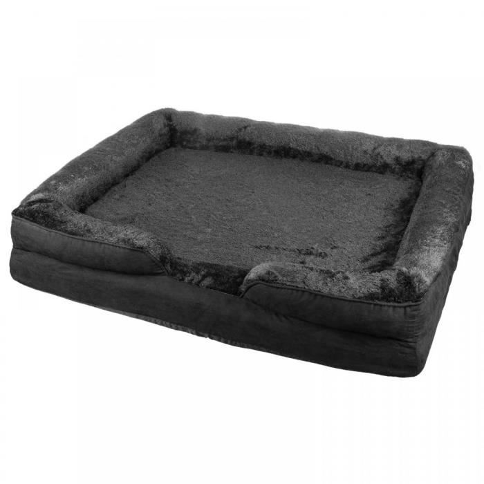 Meilleurs prix pour Lit pour chien en mousse à mémoire avec housse lavable amovible - QUIIENCLEE - Niche en coton en forme de U