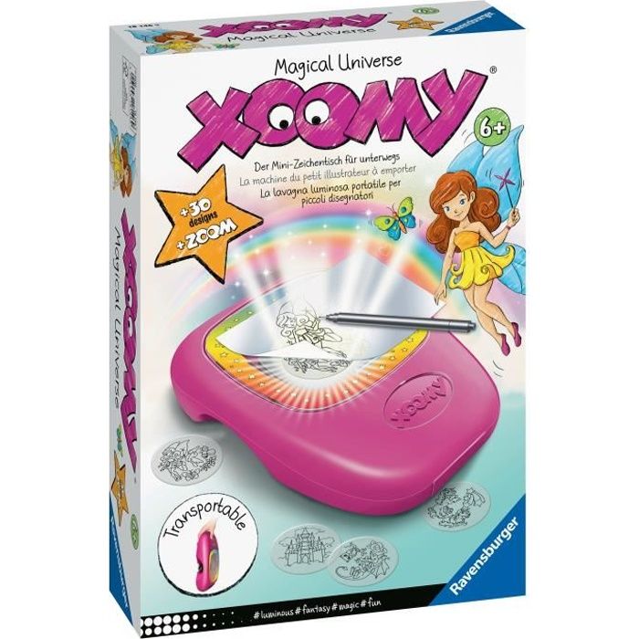 Machine à dessin nomade Ravensburger Xoomy® Midi Magical Universe pour enfants de 6 ans et plus