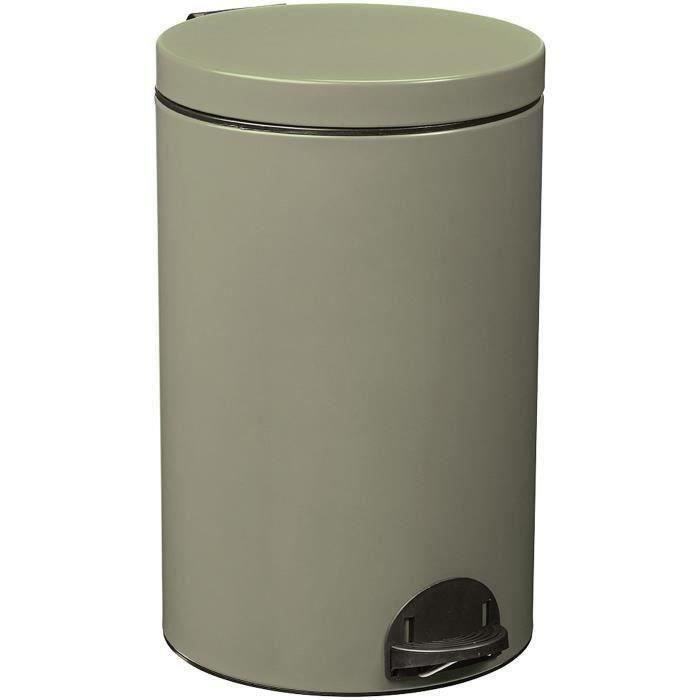 ROSSIGNOL - Poubelle Elora 20l gris vert