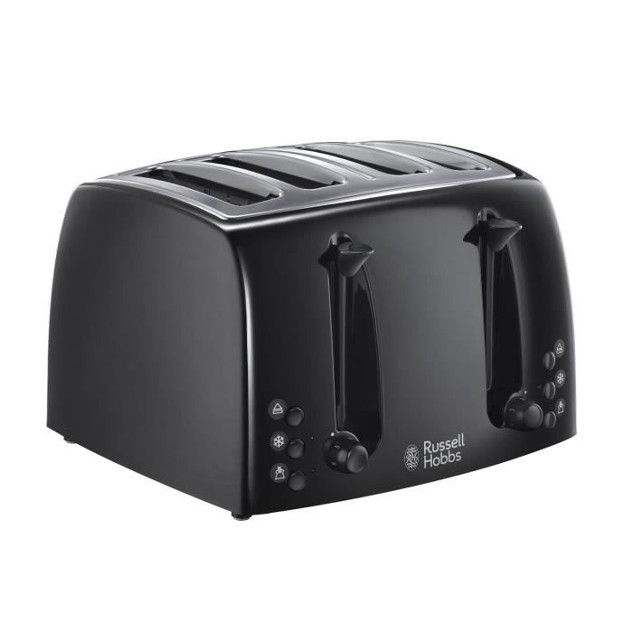 Russell Hobbs 21651 GrillePain À 4 Slices Large Slot Textures Blanches