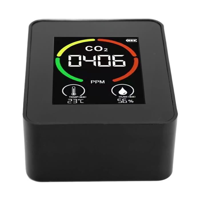 Détecteur De CO2 Et Qualité D'air - Moniteur TVOC En Temps Réel Avec écran Couleur - USB - Pour Maison, Bureau, école - 6