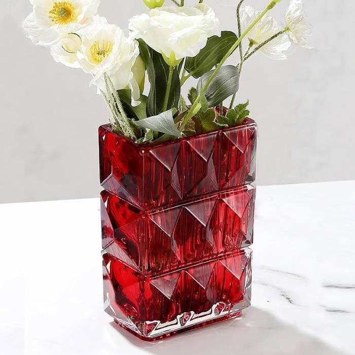 Grand vase en verre décoré - Les pépites de Paulette