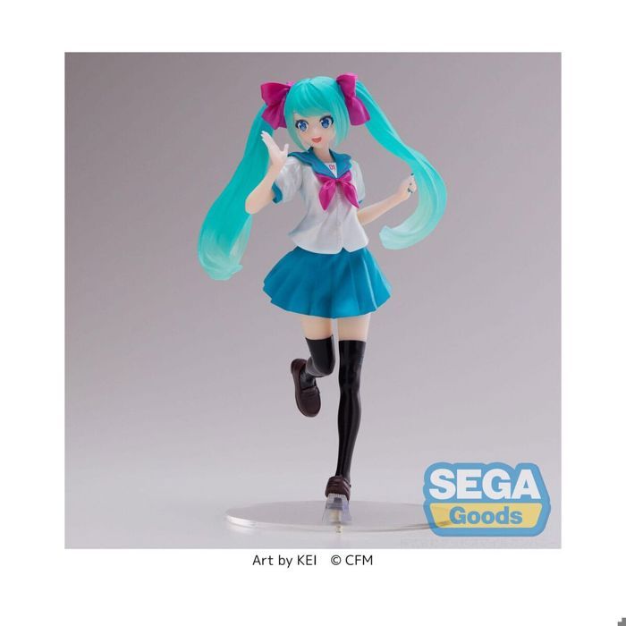 Statuette SEGA Hatsune Miku Luminasta 16th Anniversary KEI Ver. 18 cm