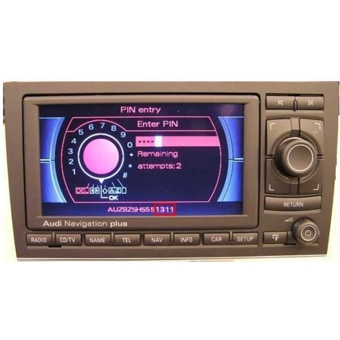 Cd Recuperation Pin Rns-E Unlock Code Pin Gps Rns E Audi A3 S3 A4 A6 Tt Skyexpert