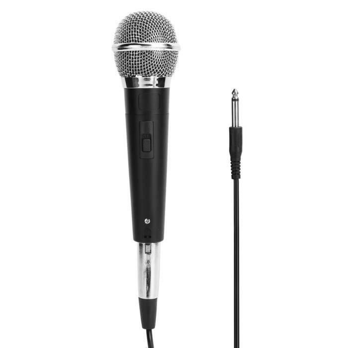 Sunshine-Cikonielf micro karaoké Microphone dynamique filaire Micro  professionnel Hifi Sound pour KTV Vocal Music Performance Meeti