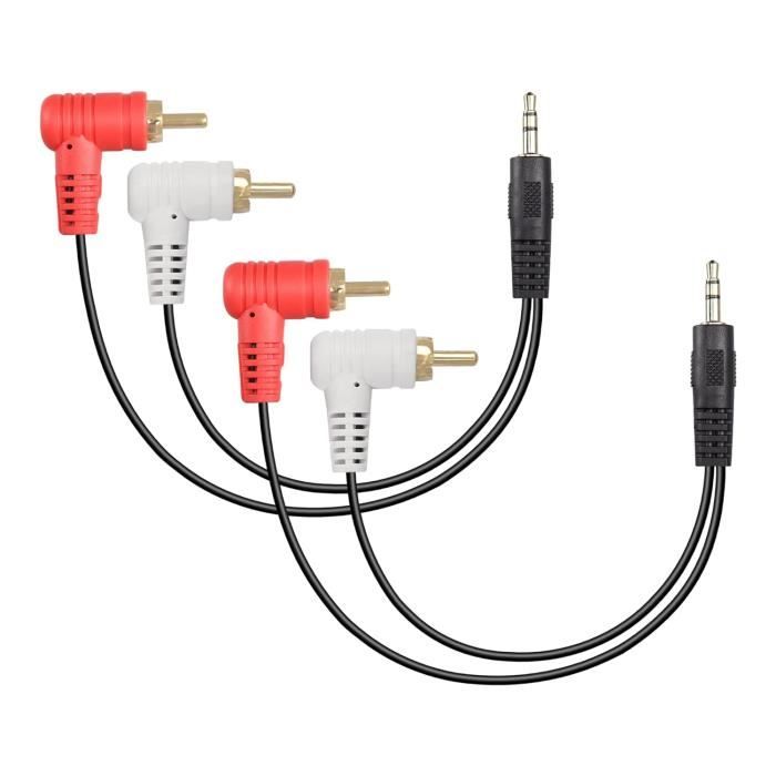 MOSWAG 6FT 3.5mm 1/8" TRS A 2 X 6.35mm 1/4" TS Mono Y Cavo - Foto 7