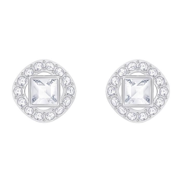 boucles d'oreilles Angelic square Swarovski 5368146 Argent