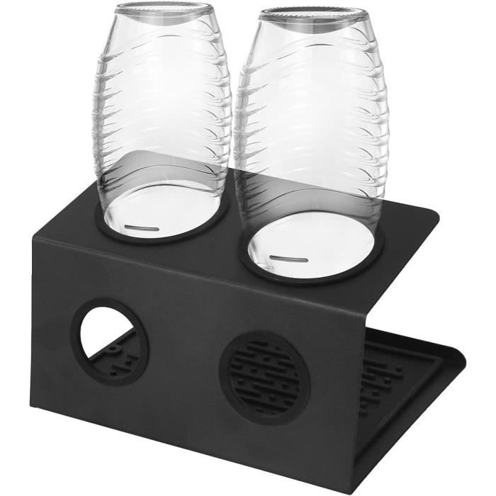 Porte-bouteilles en bambou Sodastream, égouttoir 4 pièces, égouttoir à Porte-bouteilles en bambou Sodastream, égouttoir 4 pièces, égouttoir à