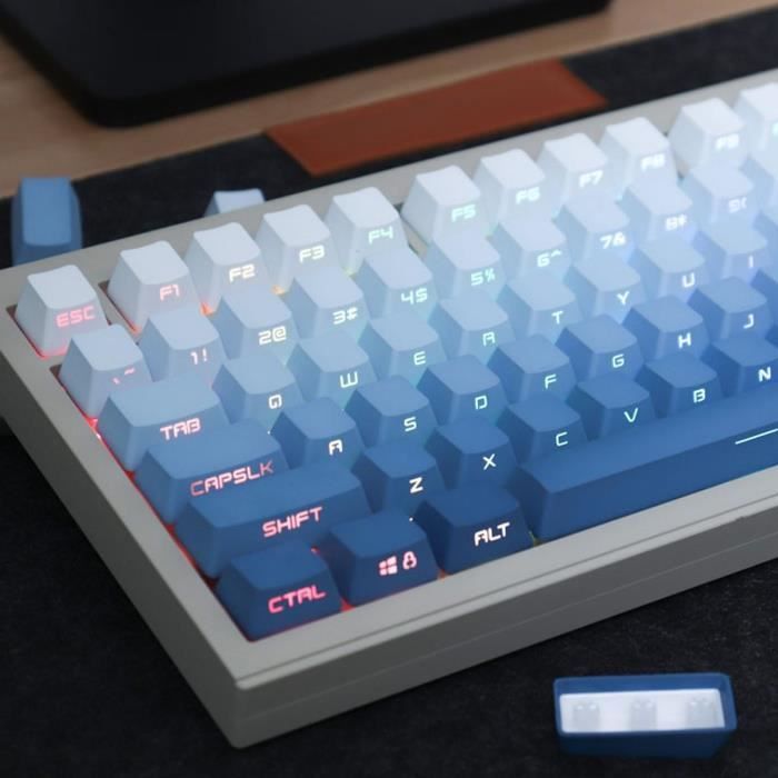 Keycaps Claires Pour Pavé Numérique - 22 Touches Rétroéclairées, Design Cristal
