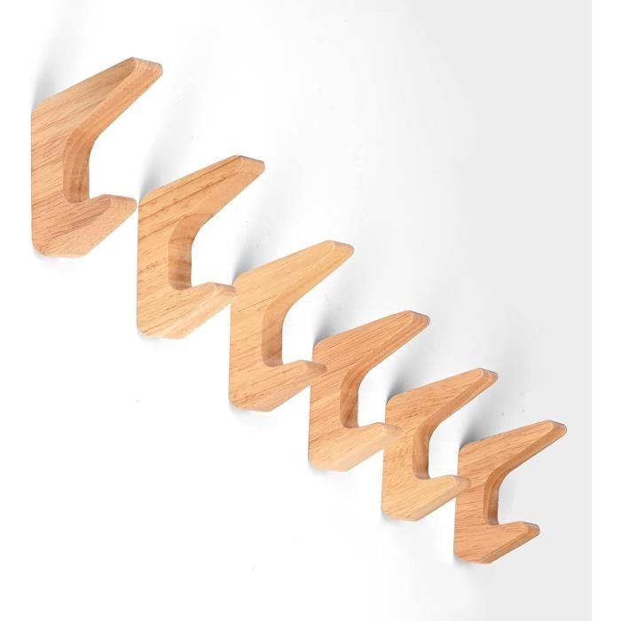 Lot De 12 Patères Vintage En Métal Avec 36 Vis, Crochets Triples Pour Portes Placards Garages Bureaux Noir
