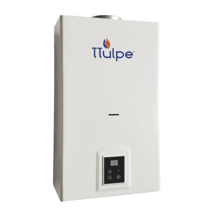 TTulpe Indoor B-10 P30/37/50 Eco chauffe-eau instantané gaz propane, allumage par piles, ErP/NOx (30,37 ou 50 mbar)