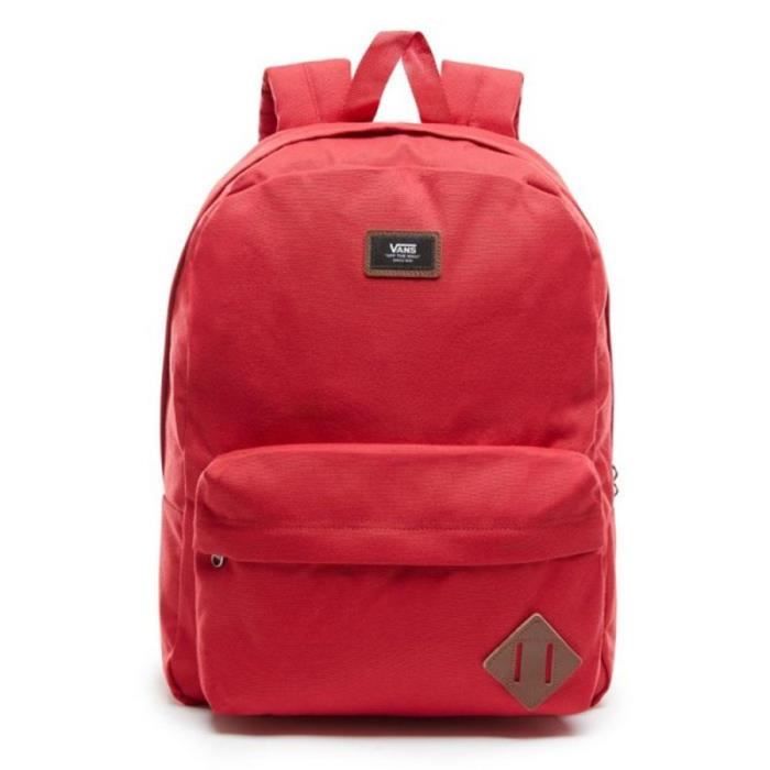 vans old skool 2 backpack red