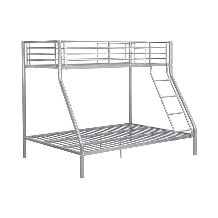 Lits superposés ELEVATIO IV - 90 et 140 x 190 cm - Acier - Argent