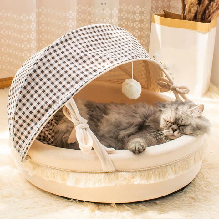 Meilleurs prix pour Lit pour Chat Ultra Doux,Nid de Chat,Panier pour Chat,Lit de Chat ,Coussin pour Chaton et Chiot Chengqi01