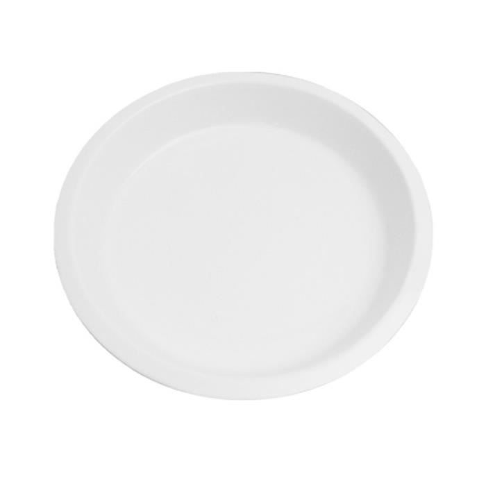 Plat à tarte D : 31cm porcelaine - blanc - Cdiscount Maison