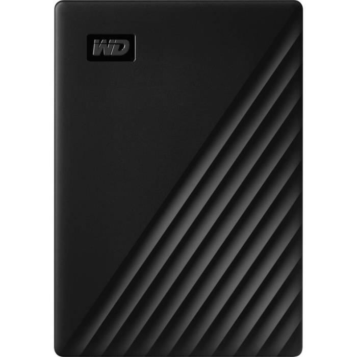 WD My Passport™ - Disque dur Externe - 1To - USB 3.2 (WDBYVG0010BBK-WESN)