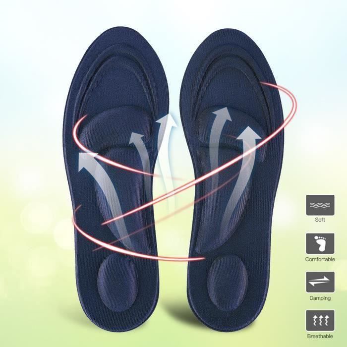 Semelles Orthopédiques 3ANGNI - Support Voûte Plantaire Pour Pieds Plats Et Fasciite