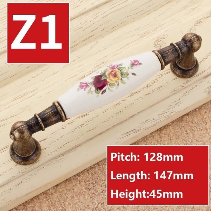 Fdit Poignées D'armoire 5 Pièces Boutons De Porte D'armoire En Acrylique De Style Européen En