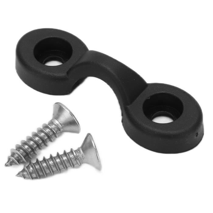10 pièces Kayak Canoë Bateau Dériveur D Anneau Attache Boucle Avec Vis Pêche Gréement Pont