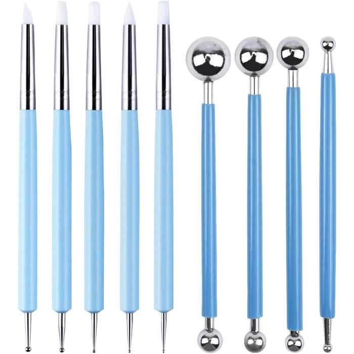 Set D'outils En Pâte À Modeler 9 Pièces, Adapté Aux Jouets Pour Enfants