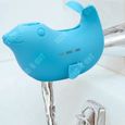 protection robinet baignoire enfant salle de bain bébé sécurité bain bébé bleu caoutchouc animal universel protège robinet-1